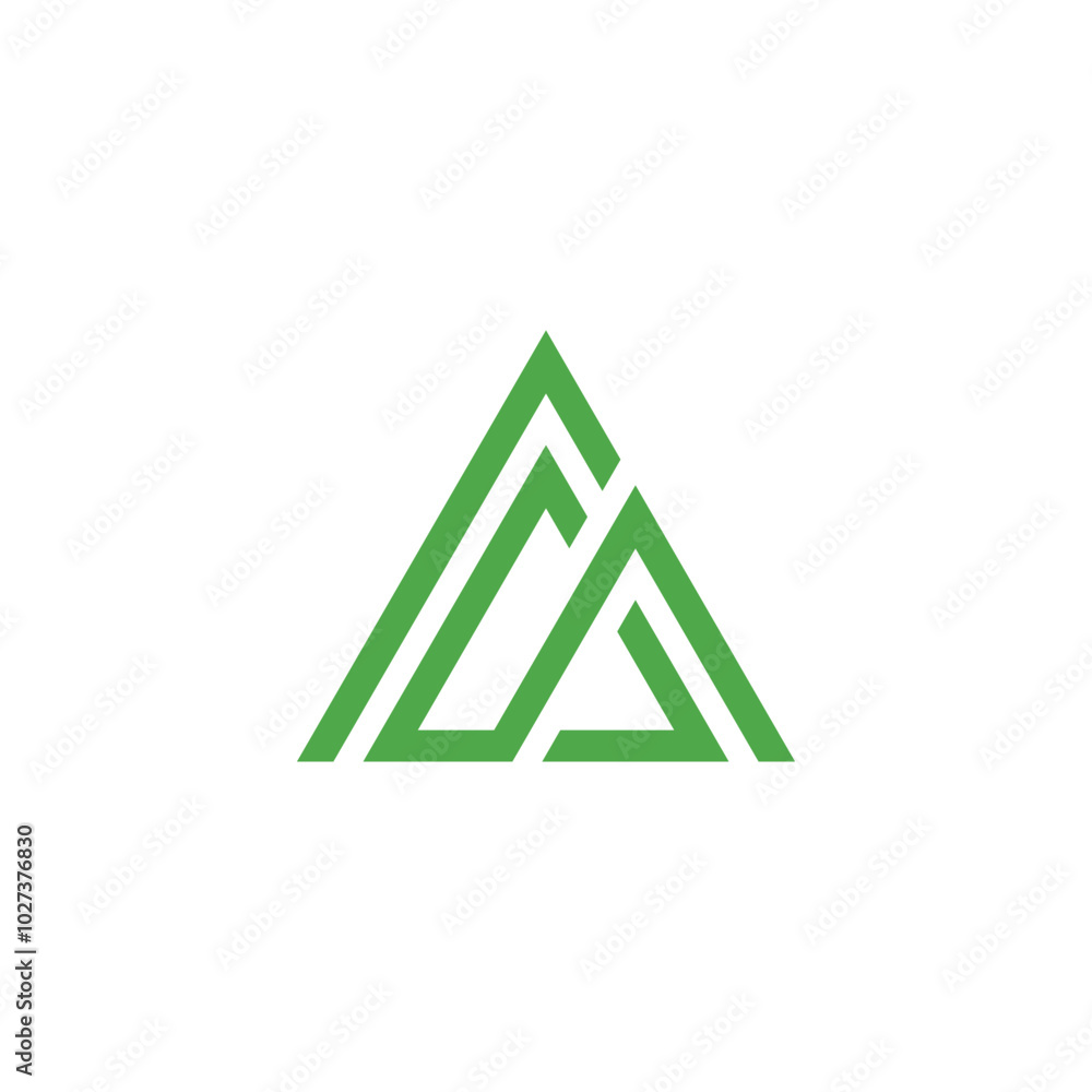 Abstract Triangle Logo design vector template Abstract Triangle Logo design vector template