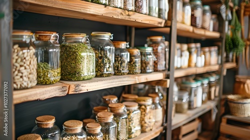 Wallpaper Mural Zero Waste Grocery Store with Reusable Containers and Organic Bulk Products Torontodigital.ca