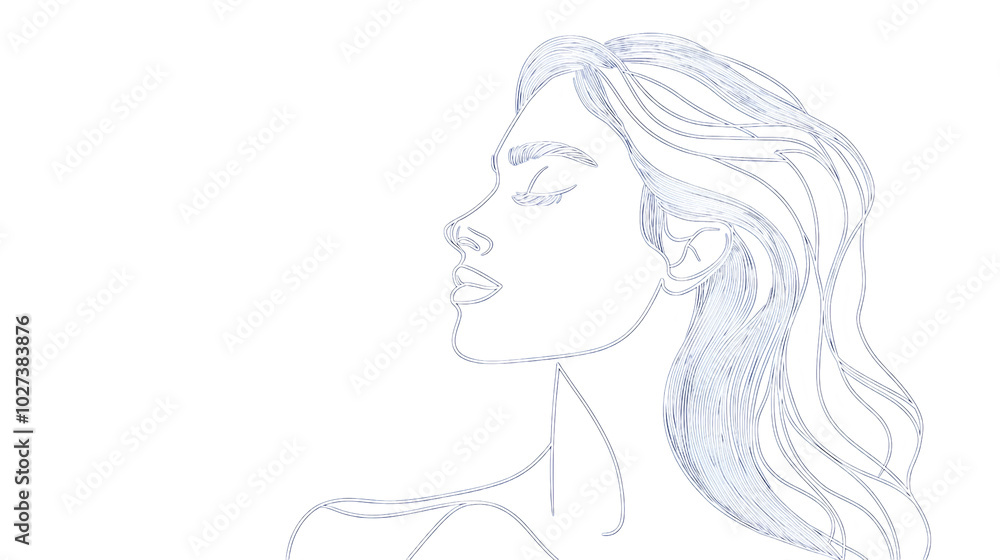 Women day line art illustration. Women Empowerment. March 8. Women day poster. Women day line art illustration. Women Empowerment. March 8. Women day poster.