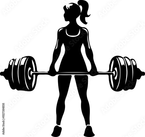 woman weightlifting
