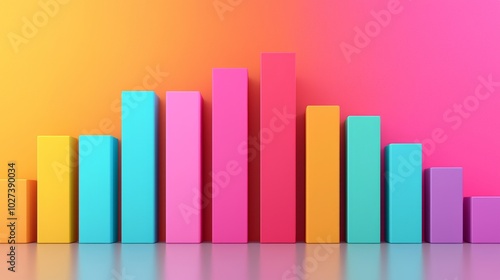 Colorful Bar Graph Abstract Background Free Download Colorful Bar Graph Abstract Background - GFXLoad