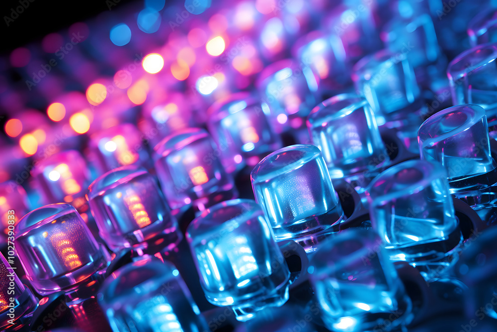 close up photo of led lamps, macro photography, led lamps close up photo of led lamps, macro photography, led lamps