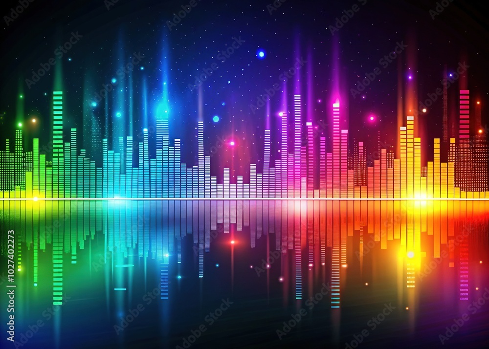 Abstract Equalizer Concept Background for Music and Sound Visualization Abstract Equalizer Concept Background for Music and Sound Visualization