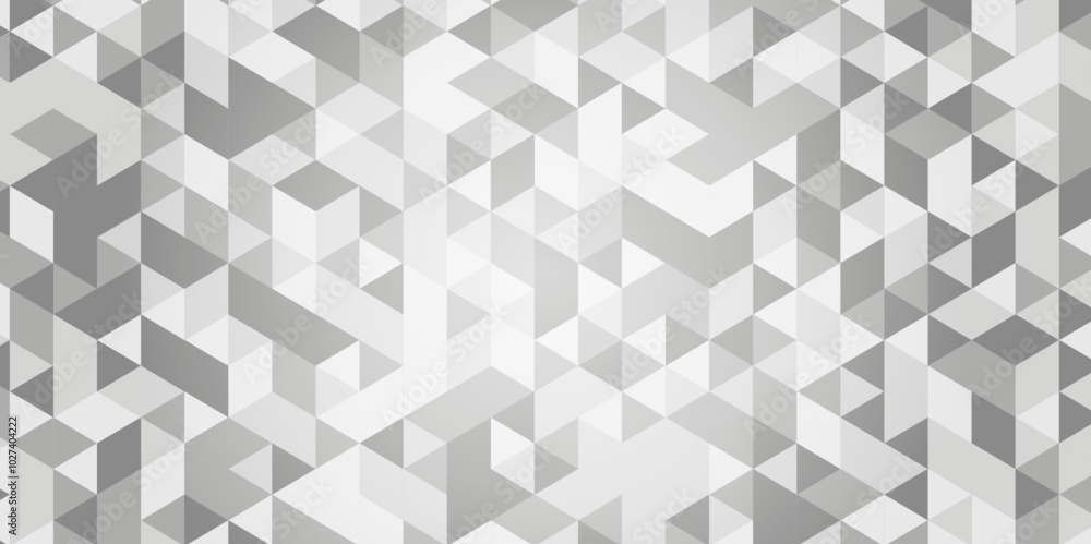 Abstract geometric wall tile and metal cube background triangle wallpaper. Seamless geometric pattern low polygon backdrop background. Gray diamond overlap polygonal background. Abstract geometric wall tile and metal cube background triangle wallpaper. Seamless geometric pattern low polygon backdrop background. Gray diamond overlap polygonal background.