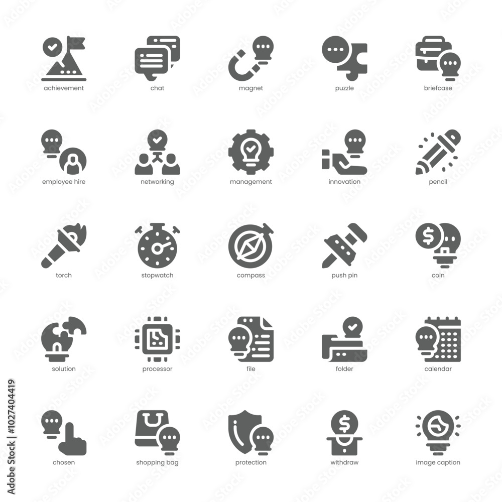 Business Idea icon pack for your website, mobile, presentation, and logo design. Business Idea icon glyph design. Vector graphics illustration and editable stroke. Business Idea icon pack for your website, mobile, presentation, and logo design. Business Idea icon glyph design. Vector graphics illustration and editable stroke.