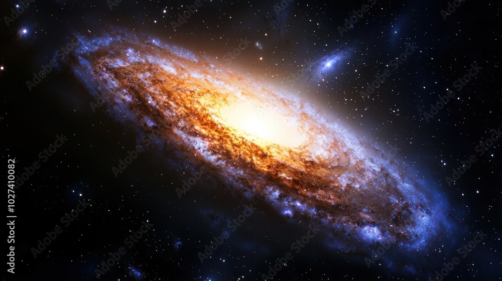 Fototapeta premium Stunning Galaxy in High Resolution Digital Format