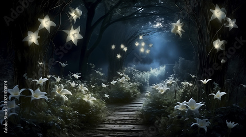 Wallpaper Mural world map flowers Torontodigital.ca