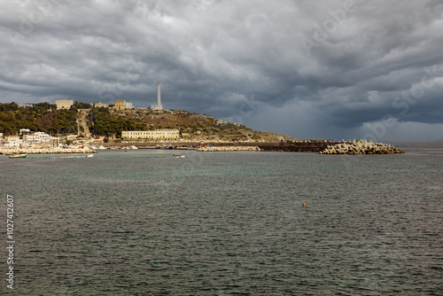 Obraz na płótnie Veduta della città di Santa Maria di Leuca 2570 w salonie