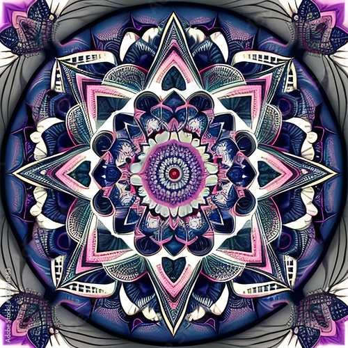 Intricate Symmetry The Art and Beauty of Mandala Designs photo