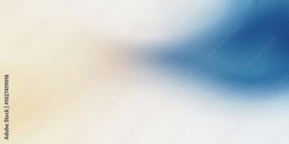 Gradient background with royal blue and warm beige tones, with flowing radial gradients and a delicate, airy blur, noise texture effect Gradient background with royal blue and warm beige tones, with flowing radial gradients and a delicate, airy blur, noise texture effect