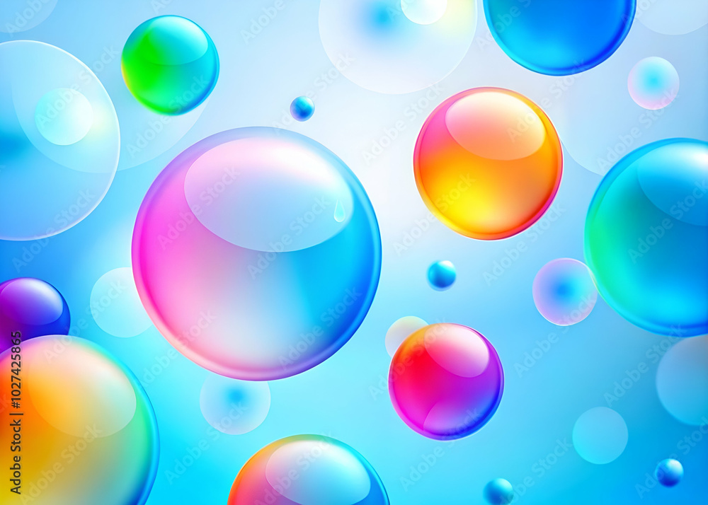 Abstract background with colorful soap bubble Abstract background with colorful soap bubble
