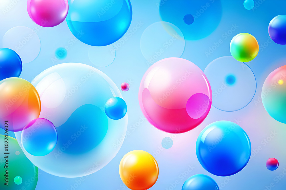 Abstract background with colorful soap bubble Abstract background with colorful soap bubble
