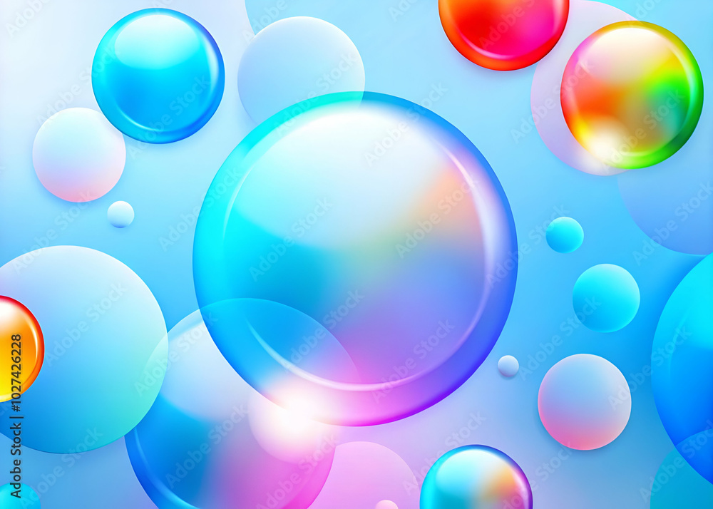 Abstract background with colorful soap bubble Abstract background with colorful soap bubble