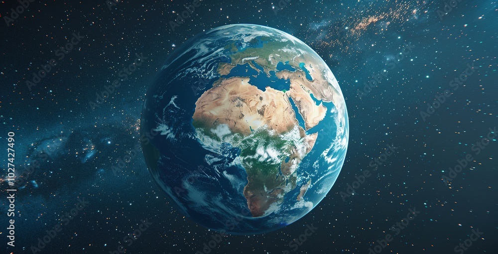Fototapeta premium planet earth in space