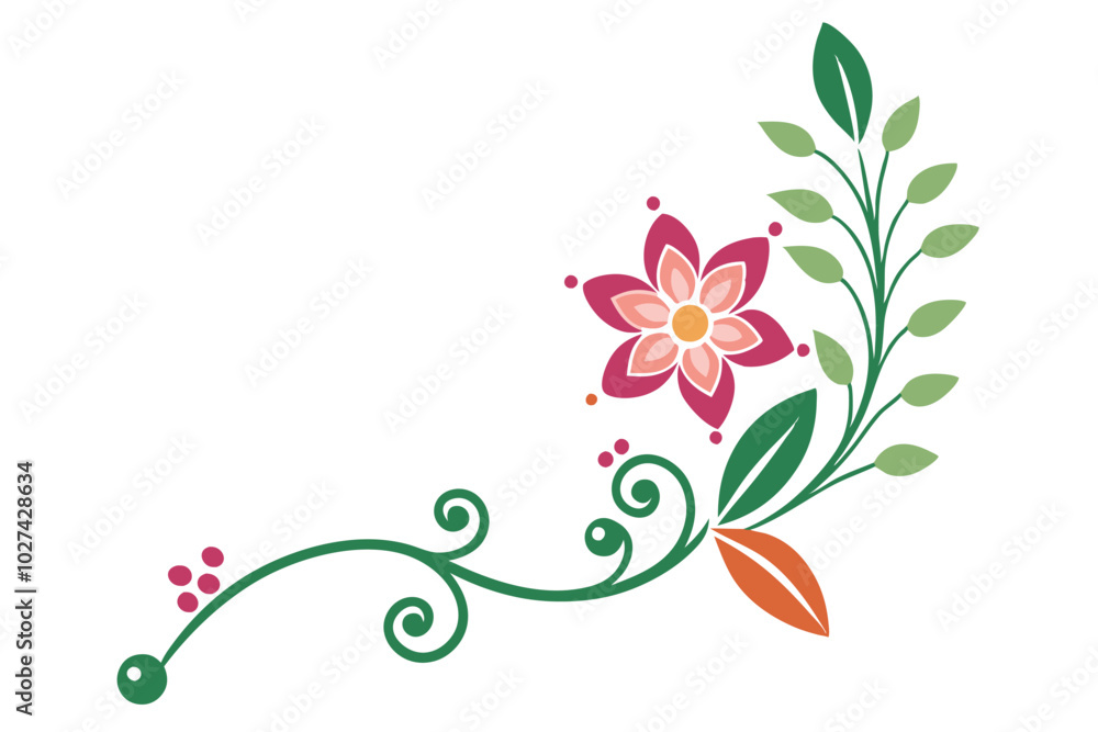 floral design corner shape the floral simple design floral design corner shape the floral simple design