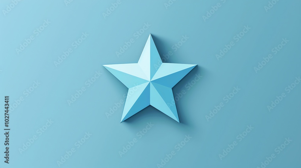 A blue star on a blue background. A blue star on a blue background.