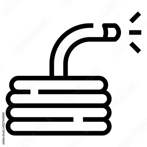 Hose Icon For Illustration