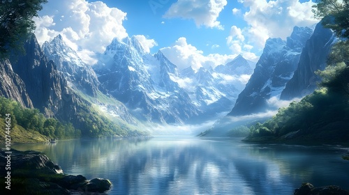 Majestic Crystalline Lake N...