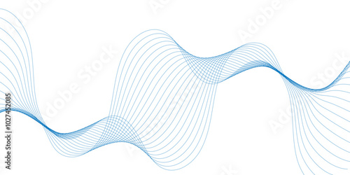 Abstract line wave background