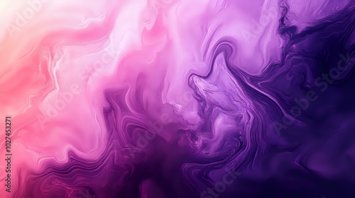 Abstract background with fluid, swirling colors of purple and pink, resembling marble or flowing water, creating a dreamy, calming effect