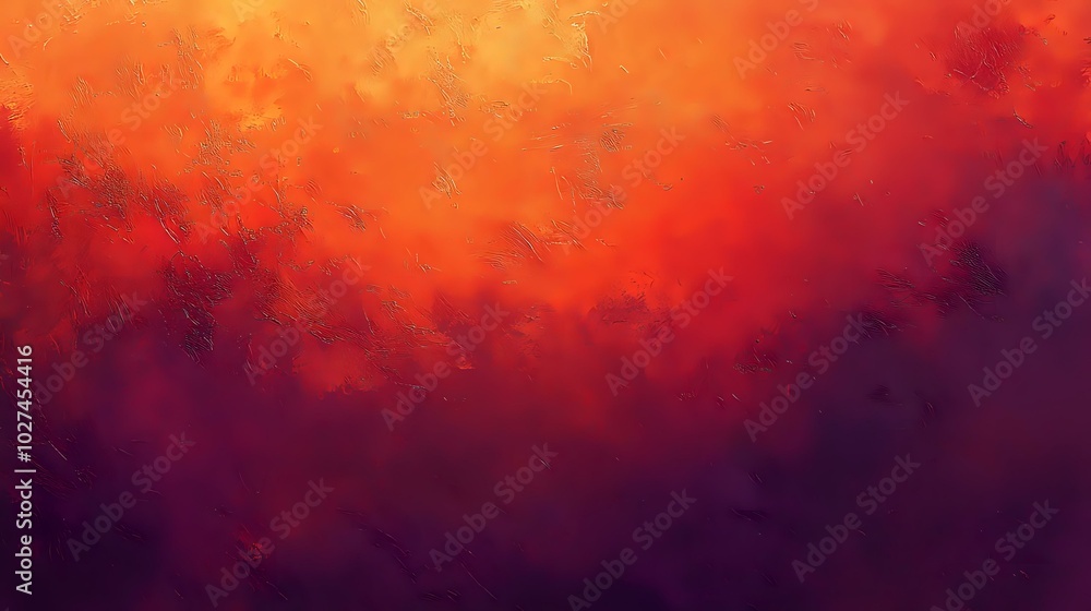 Bold abstract background featuring textured brushstrokes in deep reds, oranges, and purples, creating an intense, fiery atmosphere Bold abstract background featuring textured brushstrokes in deep reds, oranges, and purples, creating an intense, fiery atmosphere