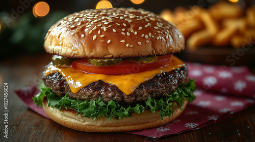 christmas burger