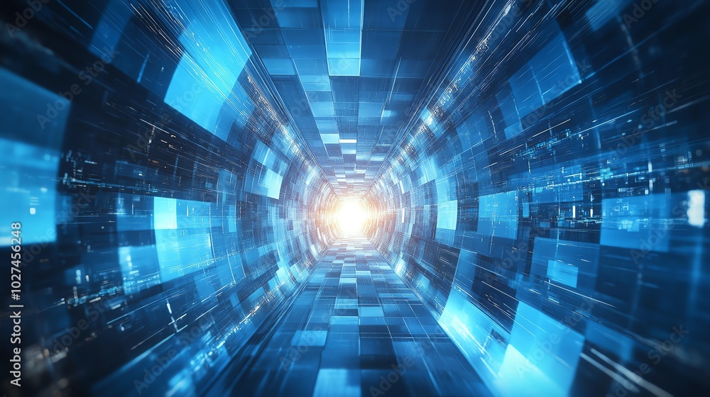 An image of an abstract tunnel or a space tunnel that transports you to a time dimension, or an image of a realistic background of the future An image of an abstract tunnel or a space tunnel that transports you to a time dimension, or an image of a realistic background of the future
