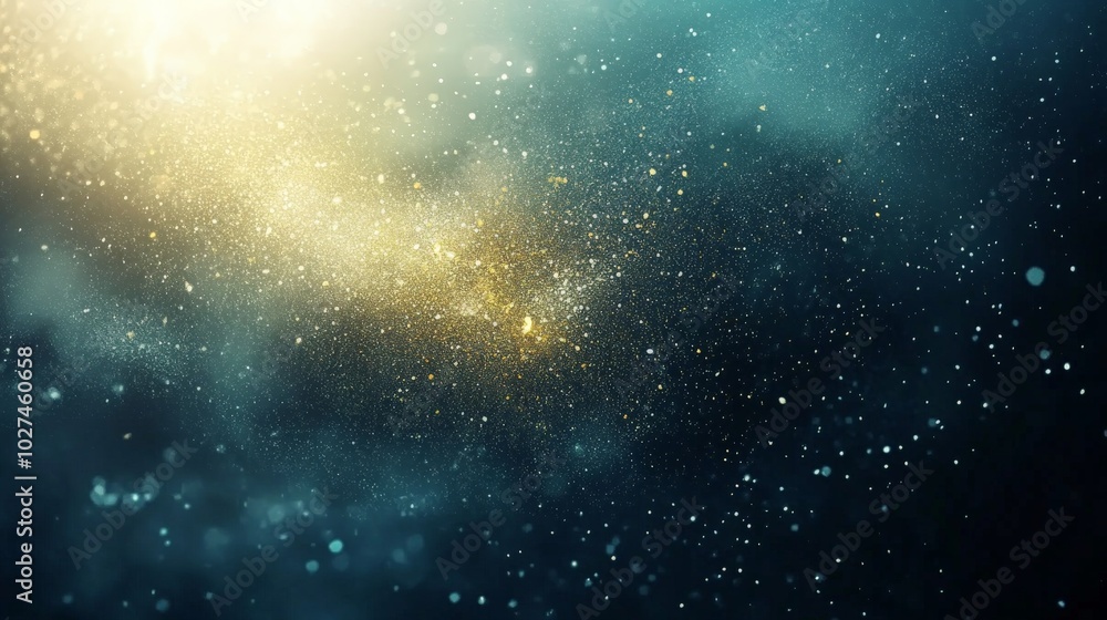 Sparkling Cosmic Dance in the Celestial Night Sky Sparkling Cosmic Dance in the Celestial Night Sky