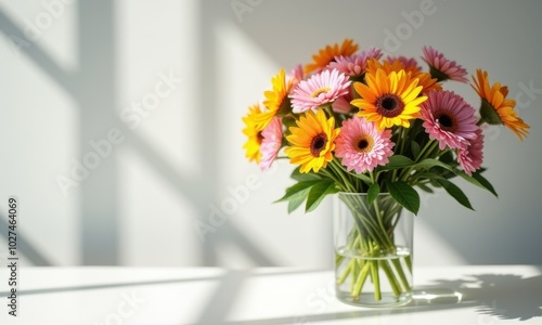 Wallpaper Mural A romantic bouquet in soft pink and orange tones. Torontodigital.ca