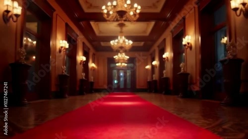 Red carpet event with paparazzi,  Glamorous Movie Premiere: Red Carpet Unrolling 