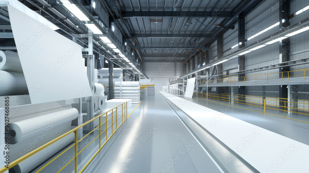 Fototapeta premium paper production line