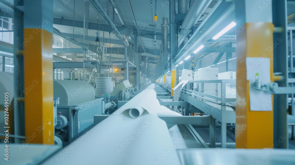Fototapeta premium paper production line