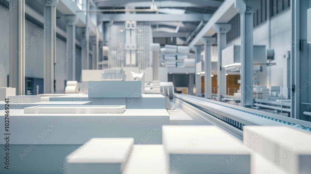 Fototapeta premium paper production line