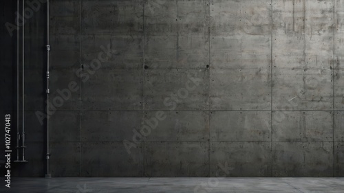 Concrete Wall, Stone, Texture, Texture, Cement, Gray, Gloomy, Industrial 