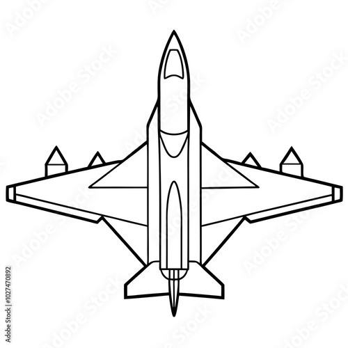 fighter jet vector illustration on a white background
