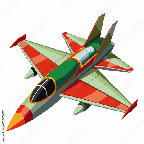 fighter jet vector illustration on a white background
