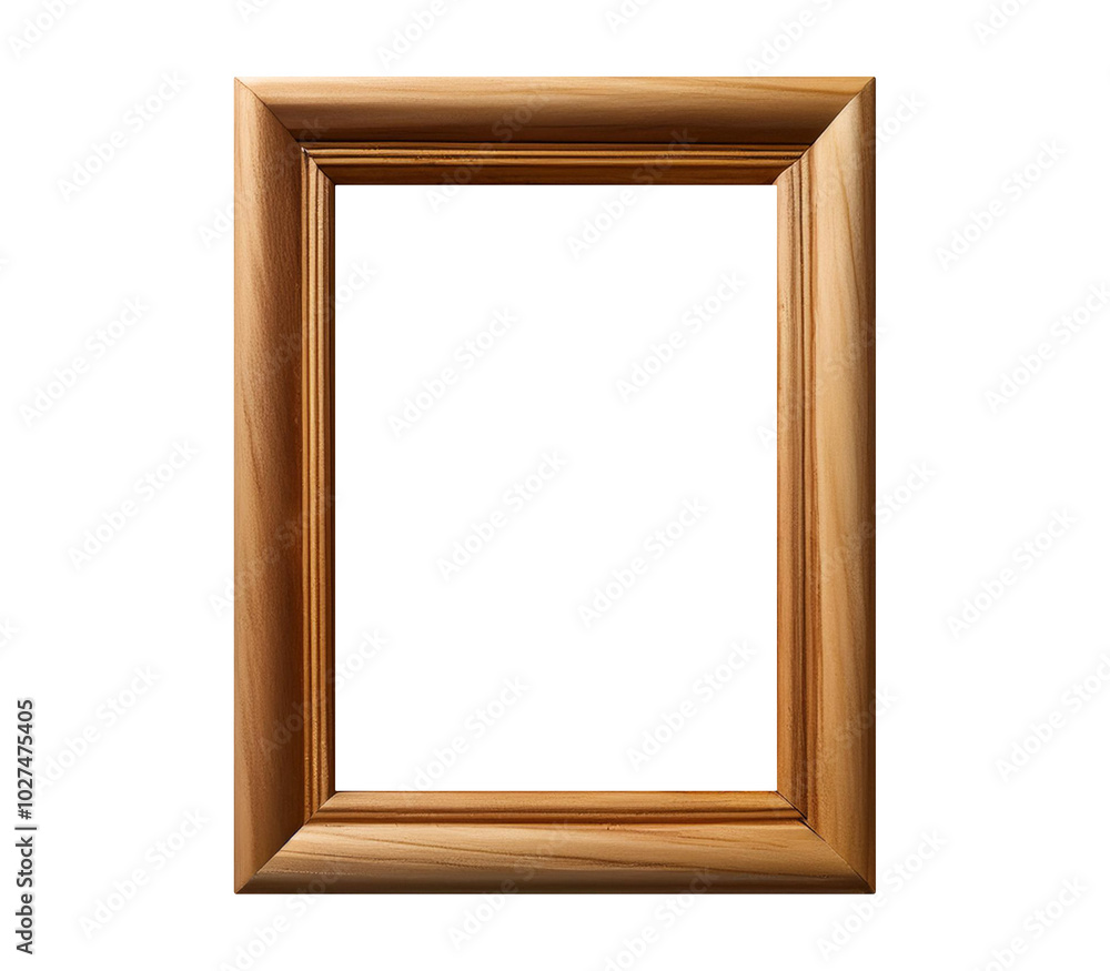 Close-Up Illustration of a Wooden Frame Close-Up Illustration of a Wooden Frame