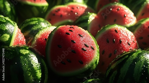 Watermelon Watermelon Backgrounds Pattern photo