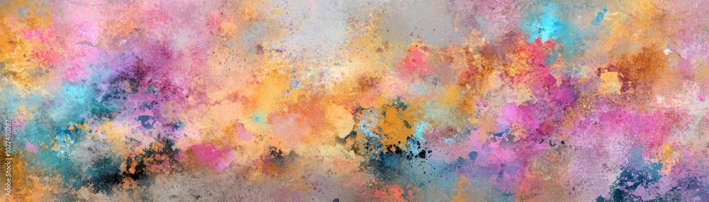 Abstract colorful painting, modern art with vibrant brushstrokes and textured surfaces ideal for contemporary interior design and wall decor Abstract colorful painting, modern art with vibrant brushstrokes and textured surfaces ideal for contemporary interior design and wall decor