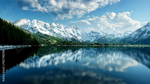 Mountain Lake Serenity