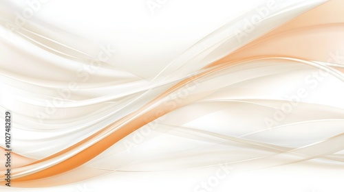 Abstract orange and white background, modern design, vibrant colors, minimalist style