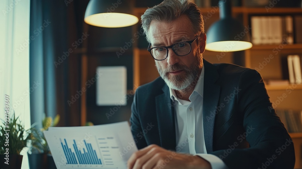 Financial Advisor Explaining Strategy with Charts Financial Advisor Explaining Strategy with Charts