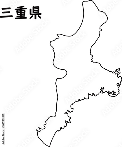 白地図　三重県