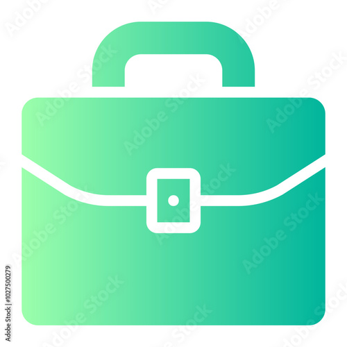 suitcase gradient icon