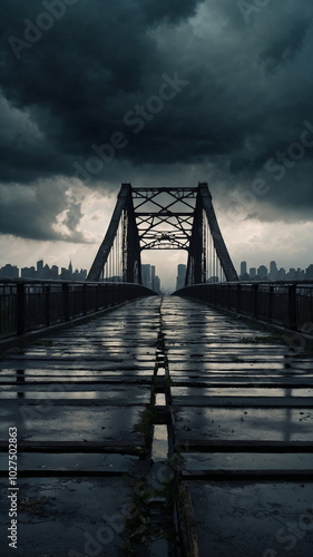 bridge at night