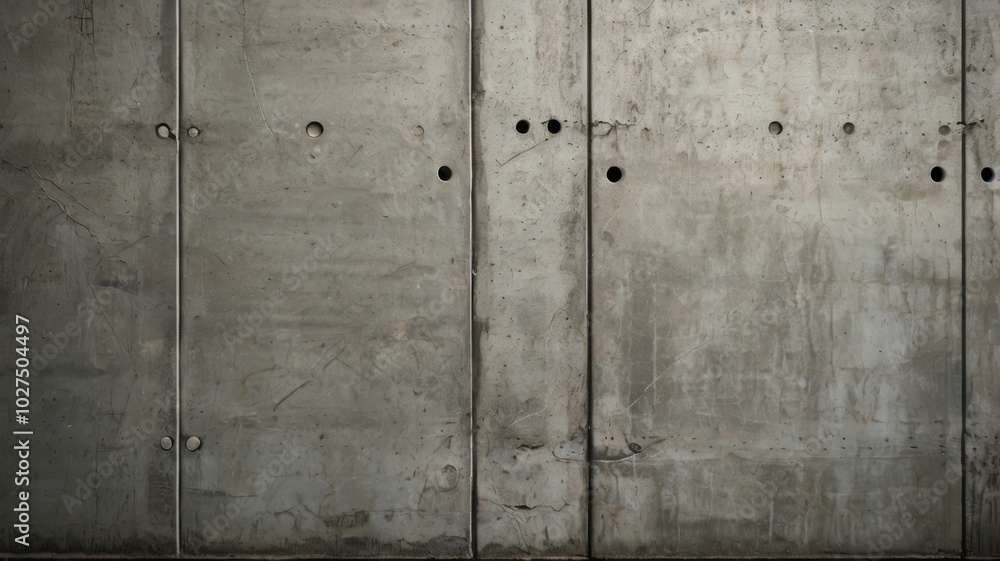 Concrete Wall, Stone, Texture, Texture, Cement, Gray, Gloomy, Industrial	