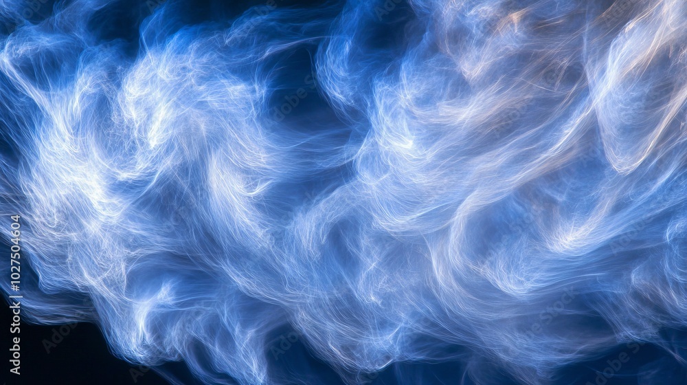 Obraz premium Captivating Ethereal Wisps: An Enchanting Exploration of Light and Movement