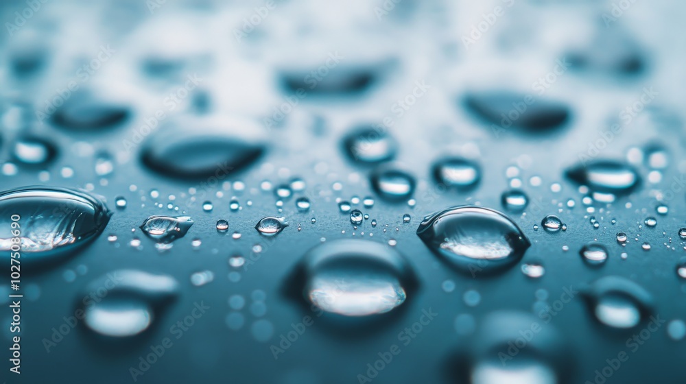 Mesmerizing Droplets: A Serene Water Reflection Mesmerizing Droplets: A Serene Water Reflection