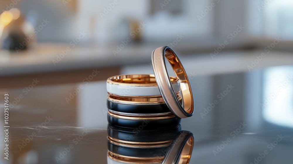 Elegant Rings Stacked on a Smooth Surface Elegant Rings Stacked on a Smooth Surface