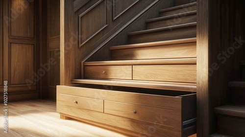  Wooden Drawer Fitting in Interior Design photo